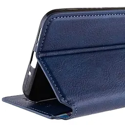 Шкіряний чохол-книжка GETMAN Cubic (PU) для Realme 11 4G Синій - мініатюра 6