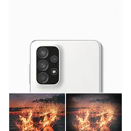Захисне скло BeCover для камери Samsung Galaxy A13 4G SM-A135 Black (707835) - мініатюра 3