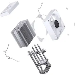 Кулер для процесора Jonsbo CR-1400 V2 ARGB White (CR-1400 V2 ARGB White) - мініатюра 14