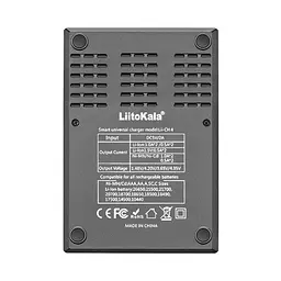 Зарядний пристрій LiitoKala Lii-CH4 для акумуляторів АА, ААА, 18650, 21700, 26650 Li-ion, Ni-MH, Ni-Cd (19422) - мініатюра 6