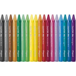Крейда воскова Maped Color Peps Wax Crayons 18 шт. (MP.861012) - мініатюра 2