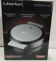 Вафельница Liberton LWF-1000 - мініатюра 7