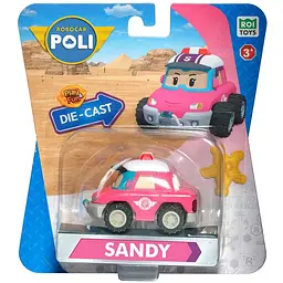 Колекційна машинка Roi Visual Робокар Сенді Die Cast металева рожева (MRT-0613) - мініатюра 2