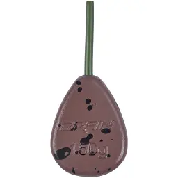 Грузило Brain In-Line Flat Lead 150g 2шт/уп Brown