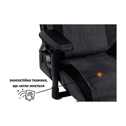 Крісло ігрове GT Racer X-8005 Dark Gray/Black Suede - мініатюра 8