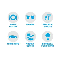 Рукавички господарські Добра Господарочка Black&White Латексні Розмір М (4820086523806) - мініатюра 2