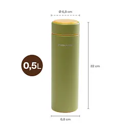 Термос Fiskars On-the-go 0.5 л, колір кропива (1078760) - мініатюра 2