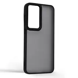 Противоударный чехол для Samsung Galaxy S24 FE 5G (SM-S721), Frame, черный, панель-накладка, термополиуретан TPU + поликарбонат PC, защита всего корпуса, защита кнопок и камеры, устойчив к деформациям, ArmorStandart (ARM89366) - мініатюра 2
