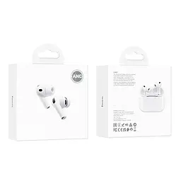 Бездротові навушники HOCO EW97 True wireless ANC noise reduction BT headset White (6942007673976) - мініатюра 2