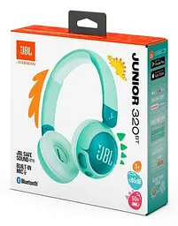 Бездротові навушники JBL Junior 320BT JBLJR320BTGRN Green - мініатюра 8
