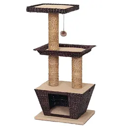 Дряпкачка з будиночком та лежанкою Croci Betulla 45 x 35 x 98.5 см