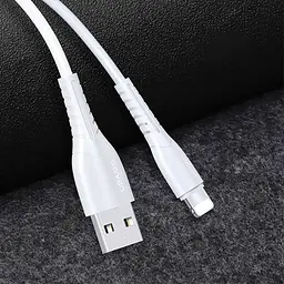 Кабель Usams Lightning U35 USB-A to Lightning 2A 1m White (SJ364USB02) [70883] - мініатюра 3
