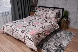 Підковдра Moon&Star Мікросатин Premium Paris Souvenir Полуторна 143x210 см