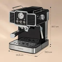 Кавоварка Klarstein Gusto Classico 20 бар 1,5 л 1350 Вт (10035564) - мініатюра 8