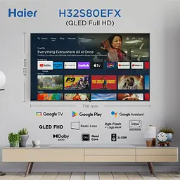 LED телевізор Haier H32S80EFX (7154796) - мініатюра 2