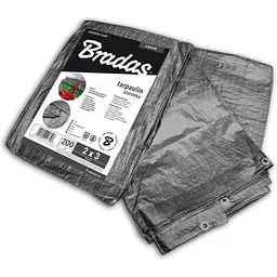 Тент високої міцності Bradas GRAY 200 г/м² 15 х 20 м PLG20015/20