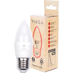 Лампочка Vinga VL-C37E27-53L - мініатюра 1