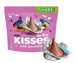 Шоколадні цукерки Hershey's Milk Chocolate Tie Dye Kisses 298 г - мініатюра 2