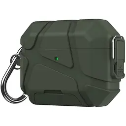 Ударостійкий футляр Titan Armor для навушників Airpods Pro 2 / Pro Green