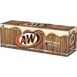 Блок газованого напою A&W Root Beer 12х355 мл - мініатюра 6