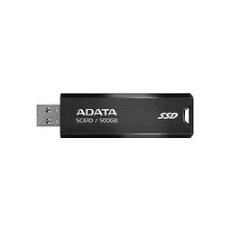 Накопичувач SSD USB 3.2 500GB SD610 ADATA (SC610-500G-CBK/RD) - мініатюра 1