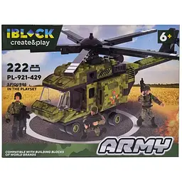 Конструктор Армія, 4 види (Вигляд 3) IBLOCK 19х25,5х5 см det0013262