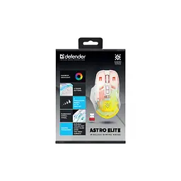 Мишка Defender Astro Elite GM-056 LED Wireless White (52056) - мініатюра 5
