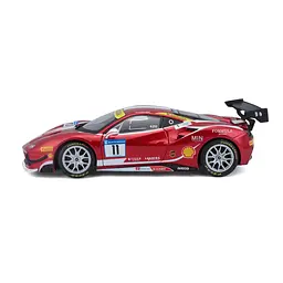 Автомодель Bburago Ferrari 488 Challenge 1:24 червоно-чорна (18-26308) - мініатюра 3