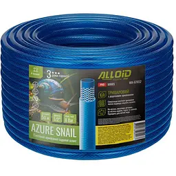 Шланг армований 3-х шаровий Alloid Building Tools Azure Snail 1/2" 50 м (WH-67652)