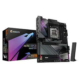 Материнська плата Gigabyte X870E AORUS MASTER sAM5 X870 4xDDR5 M.2 HDMI Typc-C ATX - мініатюра 7