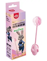 Льодяник Amos Tasty Sounds Audio Lollipop Zootopia Peach Flavour Джуді 12г