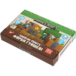 Фарби гуашеві Yes Minecraft 24 кольорів 20 мл (230409)