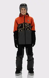 Куртка дитяча Rehall Jonny Junior 2026 140 Сірий-Помаранчевий - мініатюра 5