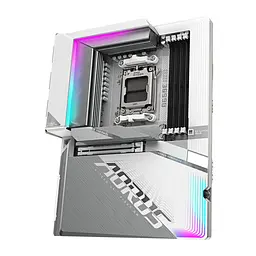 Материнська плата B650E A STEALTH ICE sAM5 B650 4xDDR5 M.2 Wi-Fi BT HDMI DP ATX білий Gigabyte teh0019112 - мініатюра 4