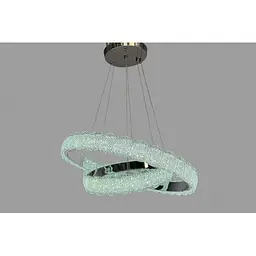 Люстра лед підвісна Linisoln 1532-60*40 CH метал, акрил, діаметр 60*40 см, LED-стрічка, висота 50-120 см, потужність 90 Вт