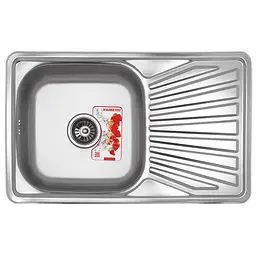 Кухонна мийка Zerix Z7848-08-180E satin ZX1604, Нержавіюча сталь