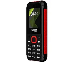 Мобільний телефон Sigma mobile X-style 18 Track кнопковий чорно-червоний (4827798854426) - мініатюра 3