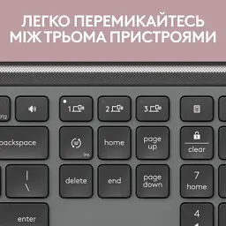 Комплект Logitech MK950 Bluetooth/Wireles UA Graphite (920-012490) - мініатюра 12