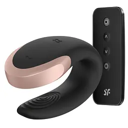 Смарт-вібратор для пар Satisfyer Double Love (Black) Satisfyer IG001722; SO4930 91600 - мініатюра 2