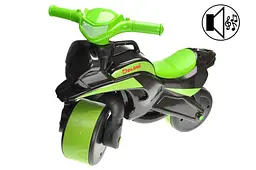 Дитяча каталка мотоцикл музичний толокар 0139/59 "Sport" чорний DOLONI