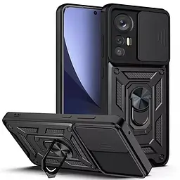 Чохол Ummi Camshield Serge Ring для Xiaomi 12T / 12T Pro Чорний / Black