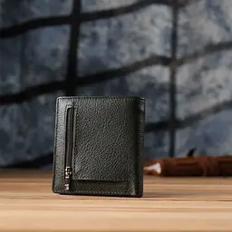 Жіночий гаманець на магніті з натуральної шкіри ST Leather 23093 зелений - мініатюра 9