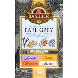 Уцінка. Набір чаю чорного Basilur Earl Grey Assorted 40 г (20 шт. х 2 г) (896893) - мініатюра 3