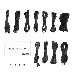 Chieftec Блок живлення Stealth (1200W), >92%, 80+ Platinum, 135мм FDB, 1xMB 24pin(20+4), 2xCPU 8pin(4+4), 2xMolex, 10xSATA, 3xPCIe 8pin(6+2), 2 - мініатюра 7