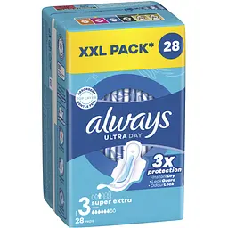 Гігієнічні прокладки Always Ultra Day Super Extra розмір 3, 28 шт. - мініатюра 2