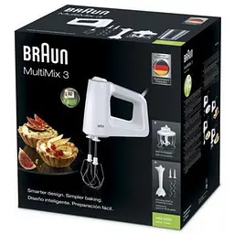 Міксер Braun HM 3135 WHITE (HM3135WHITE) - мініатюра 3