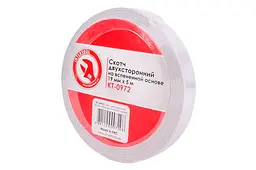 Скотч двосторонній універсальний Intertool 19 мм х 5 м спінена - мініатюра 3
