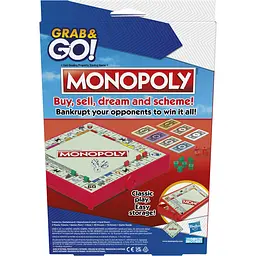Гра настільна дорожня Hasbro Gaming Grab and Go Monopoly (F8256) - мініатюра 6