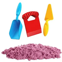 Кінетичний пісок Dede Art Craft 500 г фіолетовий (3689) - мініатюра 2