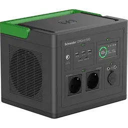 Зарядна станція Schneider Electric 500, 517Wh (PPS500-GR) - мініатюра 2